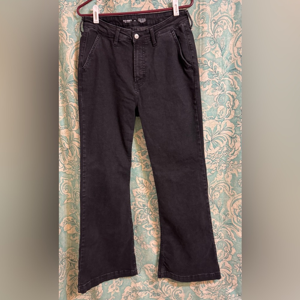 Old Navy Black Straight Jeans